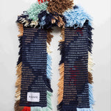 The 'Sugar' Scarf -  Luxury Hand-Knitted Wool Cape in Italian 100% Wool