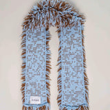 The 'Fraggle' Scarf - Iconic Asme Wool Scarf in Signature Fur Stitch