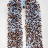 The 'Fraggle' Scarf - Iconic Asme Wool Scarf in Signature Fur Stitch