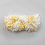 Textured Knit Headband in Bi-Colour Brushed Cashmere & Silk