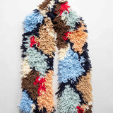 The 'Sugar' Scarf -  Luxury Hand-Knitted Wool Cape in Italian 100% Wool