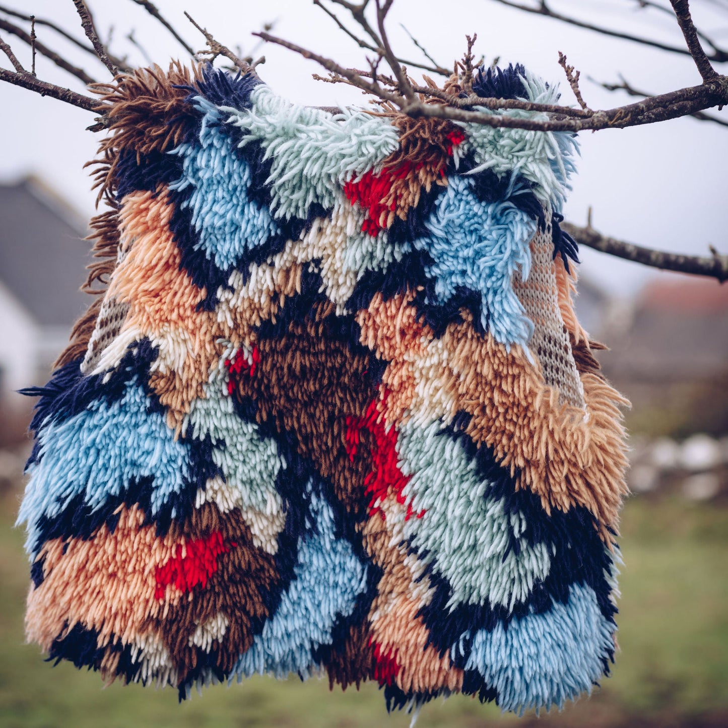 TEXTURED FUR STITCH 100% WOOL GILLET