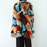 The 'Sugar' Cape - Luxury Hand-Knitted Wool Cape in Italian 100% Wool