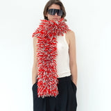 The 'Fraggle' Scarf - Iconic Asme Wool Scarf in Signature Fur Stitch