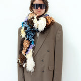 The 'Motherwell' Scarf - luxury brushed cashmere and silk scarf